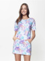 Хлопковая туника с принтом LTH 897 || Туніка жін. CE LTH 897, р.170-96-102, pastel water colour