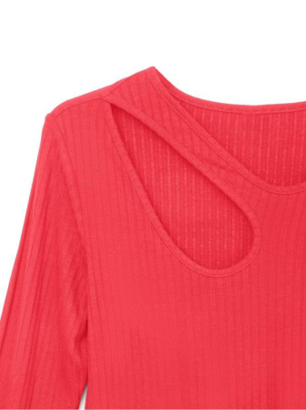 Фактурный джемпер из хлопка LD 890 || Джемпер жін. CE LD 890, р.170-84, risky red
