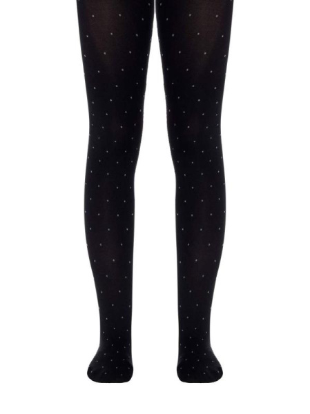 Колготки з малюнком "точки" NADIN, р. 158-164, Nero Колготки з малюнком "точки" NADIN, р. 158-164, Nero