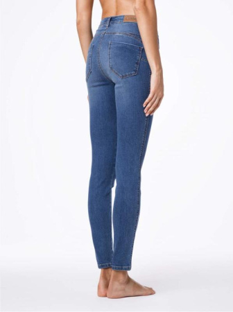 Моделирующие джинсы PUSH UP с высокой посадкой CON-41 || ВД Брюки джинсові жін. CE CON-41, р.164-90, синій