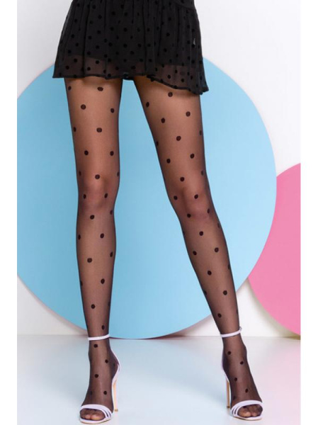 Колготки Gabriella Eva 20 den без трусиковой части  Черный