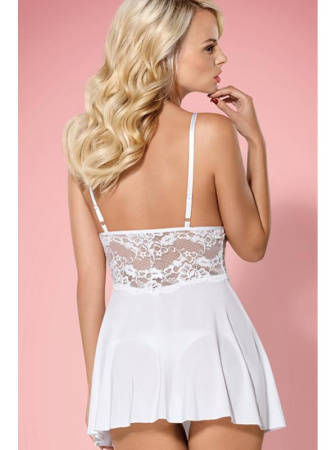 Комплект Obsessive 810-BAB-2 babydoll Белый