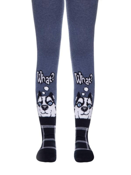 Колготки дитячі Conte Kids TIP-TOP 18С-266СП, р. 116-122 (18), 504 темно-сірий