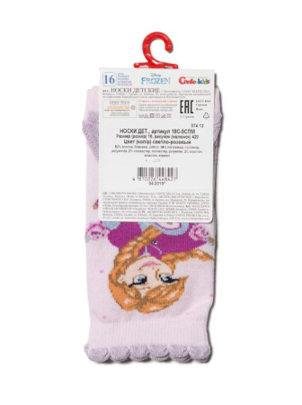 Носки дет. CK DISNEY 19С-5СПМ, р.20, 429 светло-розовый || Шкарпетки дит. CK DISNEY 19С-5СПМ, р.20, 426 темний джинс