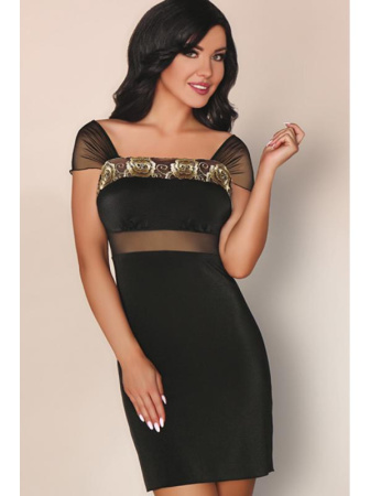 Комплект LivCo Corsetti Amoria Черно-золотой