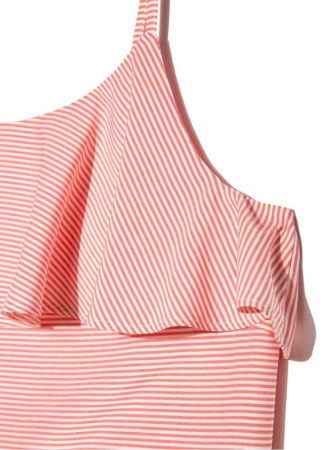 Стильный топ на тонких бретелях LBL 910 || Блуза жін. CE LBL 910, р.170-88-94, white-coral