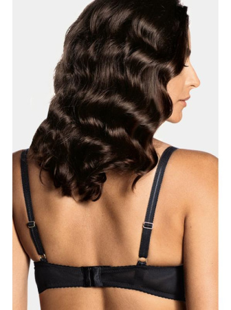 Бюстгальтер push up Ewa Bien Alba B214 Черный с вышивкой || Бюстгальтер push up Ewa Bien Alba B214 Черный с вышивкой