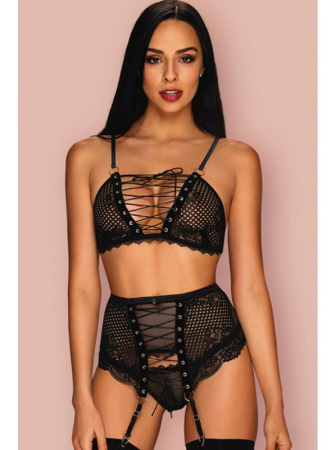 Комплект Obsessive Basitta set Черный