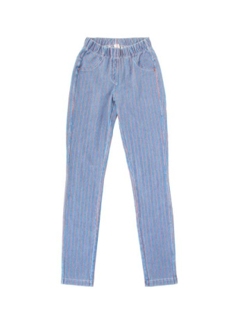 Ультрамодные леггинсы из денима в полоску OLIVIA, р.170-90, Blue || Ультрамодные леггинсы из денима в полоску OLIVIA, р.170-90, Blue