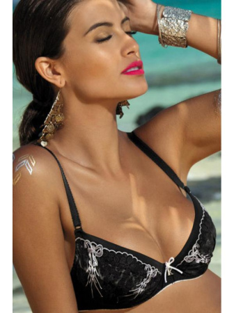 Бюстгальтер push up Kinga Angel I PU-293 Черно-белый Бюстгальтер push up Kinga Angel I PU-293 Черно-белый