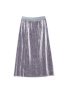 Велюровая юбка с плиссировкой MADEMOISELLE || Спідниця жін. CE MADEMOISELLE, р.164-102, lilac grey