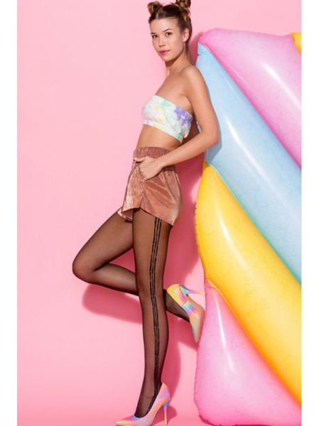 Колготки Gabriella Kaya 20 den без трусиковой части Черный