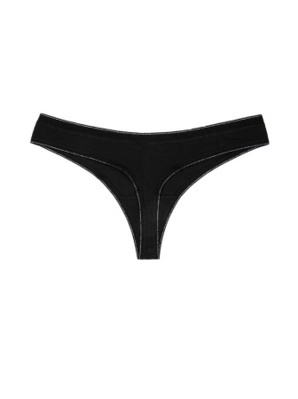 Трусы &quot;стринг&quot; DELIGHT LST 771 (на вешалке) || Труси жін. CE DELIGHT LST 771 (вішалка), р.90, чорний