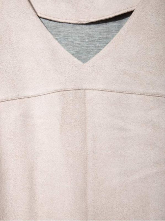 Платье-футляр из искусственной замши с карманами 838 || Плаття жін. CE LPL 838, р.170-100-106, beige