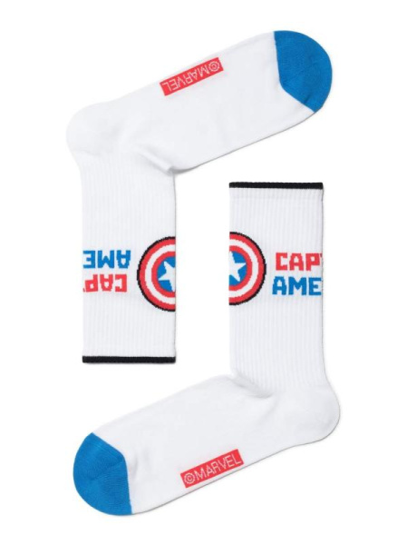 Носки муж. DW MARVEL 19С-222СПМ, р.25, 176 белый
