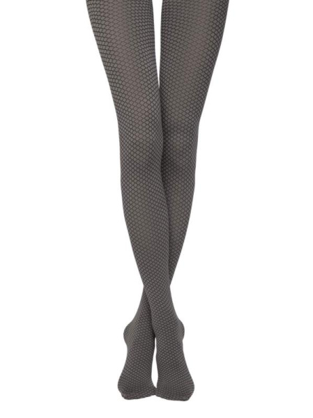 Щільні меланжеві колготки DIAMOND Lycra, р. 2, grey Щільні меланжеві колготки DIAMOND Lycra, р. 2, grey
