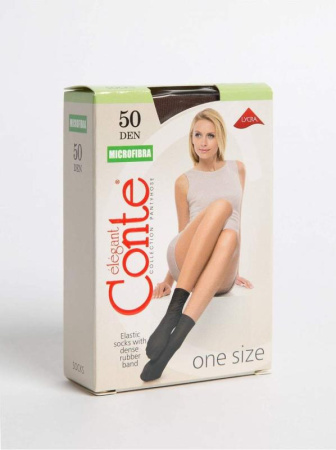 Гольфы CONTE Microfibra 50, 23-25, bronz(цвет загара)