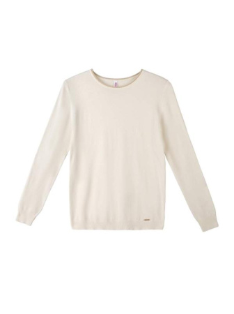 Джемпер из пряжи с вискозой премиального качества 023 || Джемпер жін. CE LDK023 17С-83СП, р.170,176-88, екрю