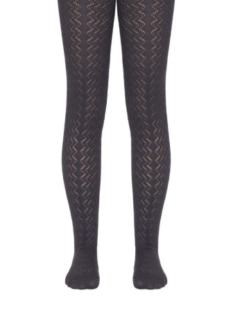 Колготки детские Conte Kids MISS 7С-80СП, р.140-146, 273 темно-сірий