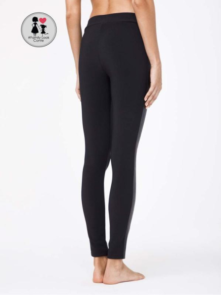 Моделирующие леггинсы с лампасами URBAN, р.170-98, Nero