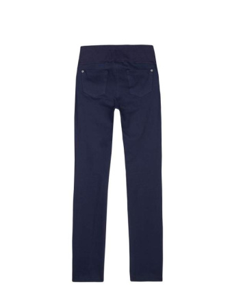 Брюки для беременных с широким поддерживающим поясом HAPPY BELLY, р.164-94, navy || Штани для вагітних з широким підтримує поясом HAPPY BELLY, р. 164-106, Nero