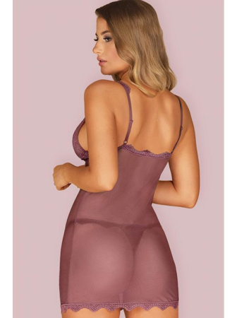 Комплект Obsessive Emperita chemise Тауп || Комплект Obsessive Emperita chemise Тауп