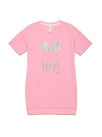 Хлопковая туника с мерцающим рисунком Disney 953 || Туніка жін. CE DISNEY LTH 953, р.170-88-94, camelia rose