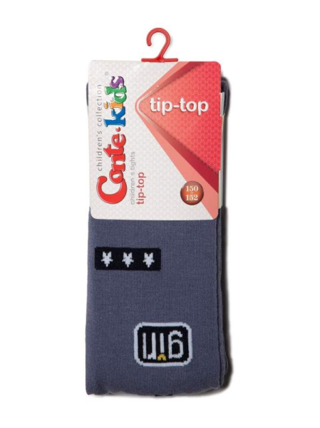 Колготки дитячі Conte Kids TIP-TOP, р. 140-146, 443 темний джинс