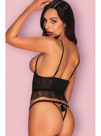 Комплект Obsessive Romanesa corset Черный || Комплект Obsessive Romanesa corset Черный