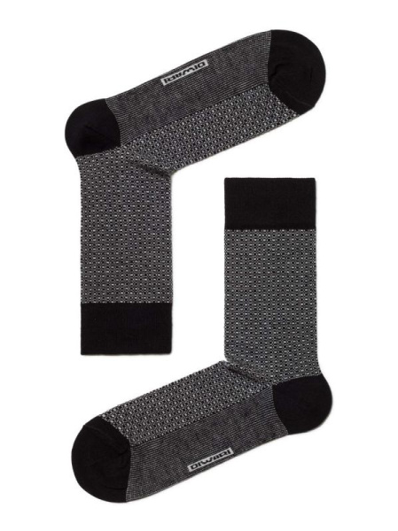 Носки муж. DW CLASSIC 19С-35СП, р.29, 121 черный-серый