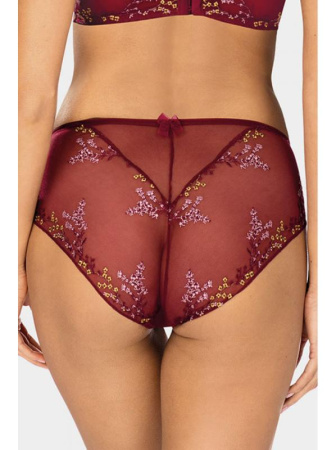 Полные трусики Ewa Bien Sansa C124 Бордо-золотой || Полные трусики Ewa Bien Sansa C124 Бордо-золотой