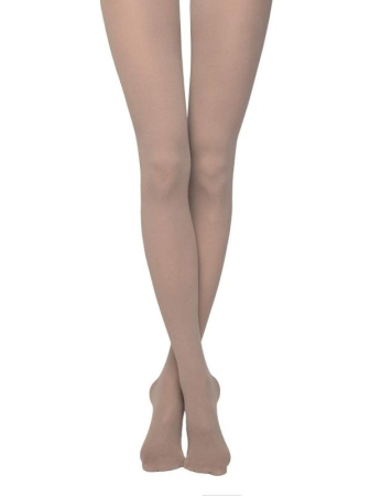 Плотные меланжевые колготки OFELIA Lycra, р.2, cacao