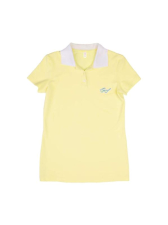 Футболка-поло с вышивкой LD 729 || ВТЖ Джемпер жін. CE LD 729, р.170-88, жовтий