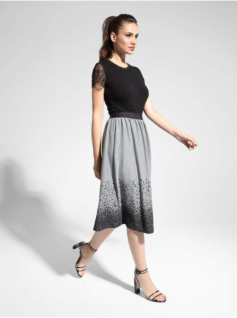 Юбка с эффектом градиента DORE || Спідниця жін. CE DORE, р.170-102, grey gradient