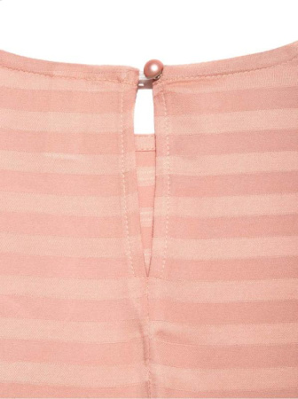 Ультрамодная шелковистая блузка с воланами LBL 908 || Блуза жін. CE LBL 908, р.170-96-102, dusty rose