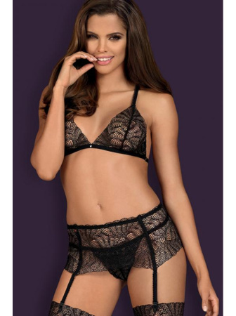 Комплект Obsessive Chiccanta set Черный