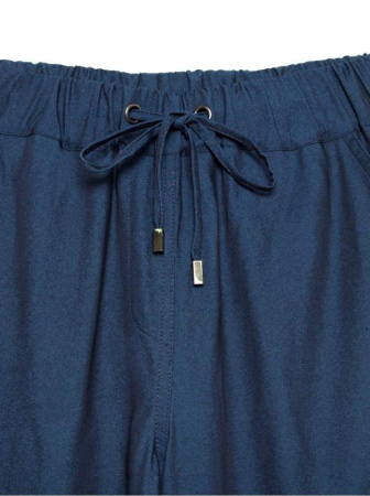 Джинсовые брюки с манжетами DENIMANIA || Брюки жін. DENIMANIA, р.176-88-94, denim