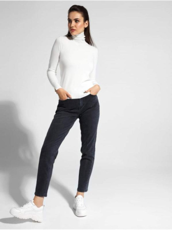 Вязаный свитер из итальянской пряжи с вискозой премиального качества LDK 055 || Джемпер жін. CE LDK055 18С-207СП, р.170-84, chai latte