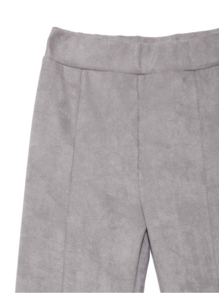 Леггинсы из искусственной замши с высокой посадкой DESIRE LUX, р.164-90, silver cloud