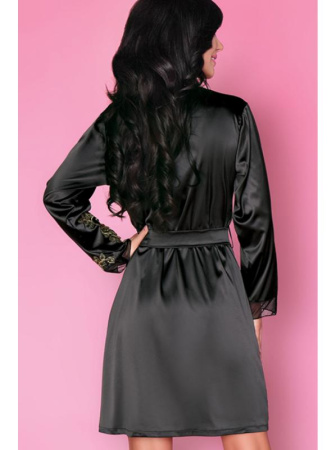 Пеньюар LivCo Corsetti Natasha Черно-золотой || Пеньюар LivCo Corsetti Natasha Черно-золотой