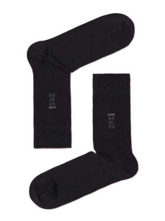 НОСКИ МУЖСКИЕ 14С2122-Д38, р.27, 001 ЧЕРНЫЙ