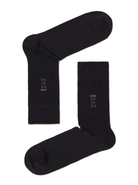 НОСКИ МУЖСКИЕ 14С2122-Д38, р.29, 001 ЧЕРНЫЙ