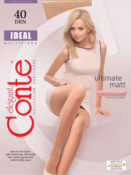 Матові колготки з ефектом пудри ultimate matt IDEAL 40 Lycra, р. 5, Mocca Матові колготки з ефектом пудри ultimate matt IDEAL 40 Lycra, р. 5, Mocca