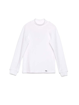 Хлопковый джемпер-гольф DD 1072 || Джемпер дів. CE DD 1072, р.110,116-56, white