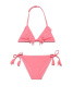 Купальник с декоративной бахромой SALSA || Костюм купальний для дівчат СE SALSA, р.158,164-84, pink lemonade