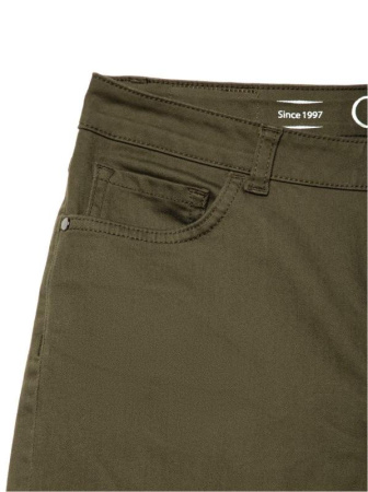 Укороченные джинсы со средней посадкой CON-139A || Брюки джинсові жін. CE CON-139A, р.164-106, khaki