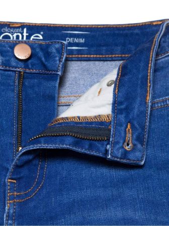 Моделирующие джинсы skinny с высокой посадкой CON-217 Lycra || Брюки джинсові жін. CE CON-217, р.170-106, washed royal blue