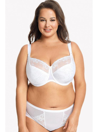 Комплект Gaia Goldie - бюстгальтер полумягкий Maxi 899 и полные трусики 899 Белый