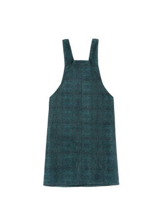 Сарафан из искусственной замши со змеиным принтом LSF 1055 || Сарафан жін. CE LSF 1055, р.164-84-90, green snake