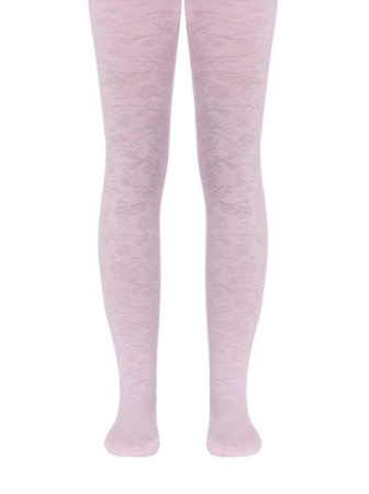 Колготки с цветочными узорами ROSANNA, р.116-122, light pink
